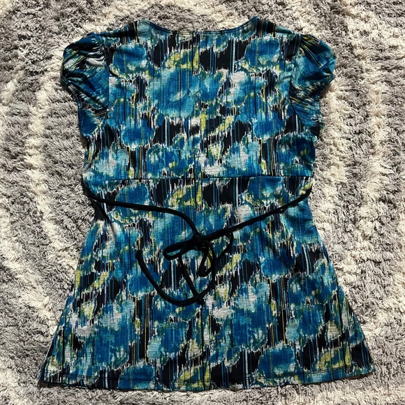 Women's Heart Soul Short-Sleeve Multicolor Top - Picture 5 of 7